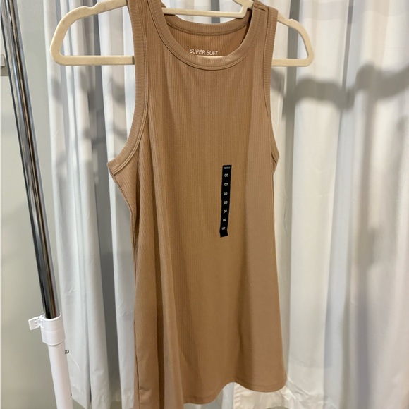 Torrid Tan Ribbed Tank Top - Picture 4 of 4
